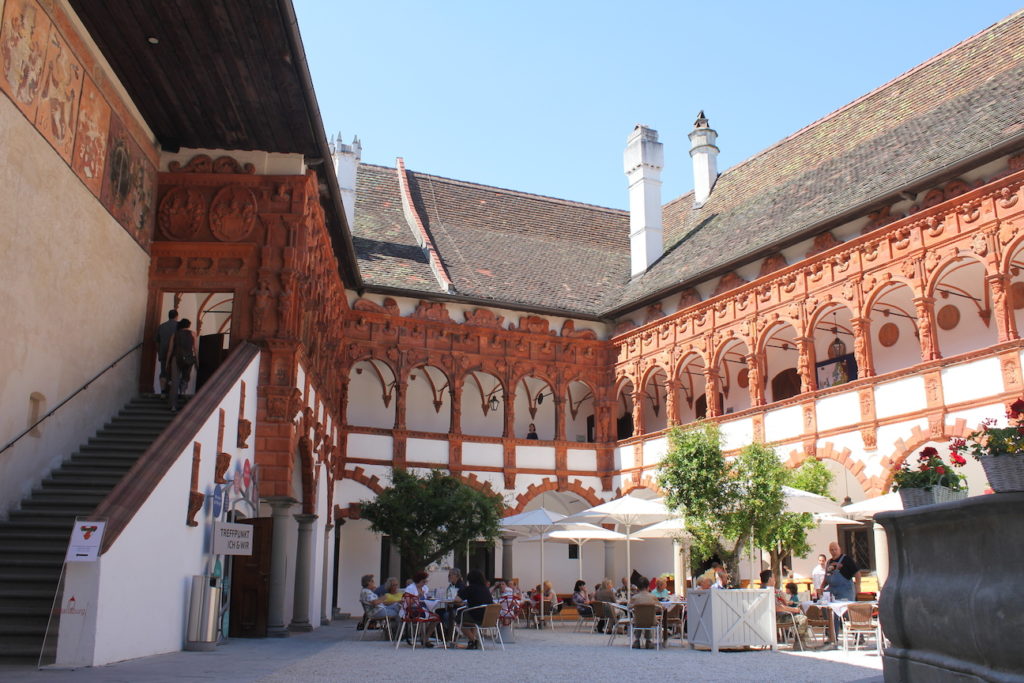 Inside Melk Castle