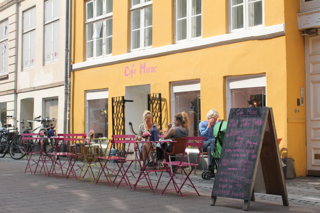 Yellow street scene